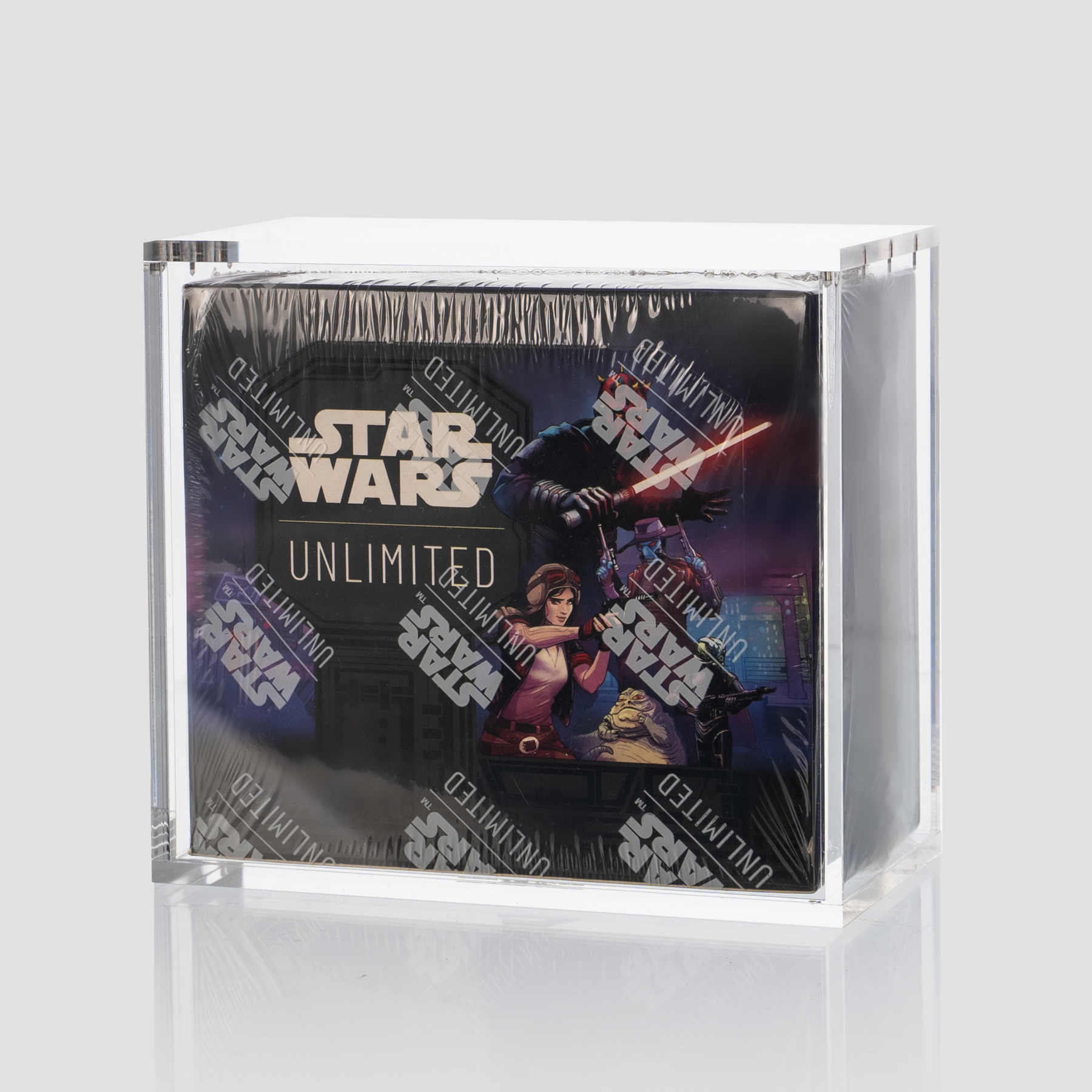 Acrylic Case Display for Star Wars Unlimited Booster Box Gemloader Acrylic Case Display for Star Wars Unlimited Booster Box Gemloader