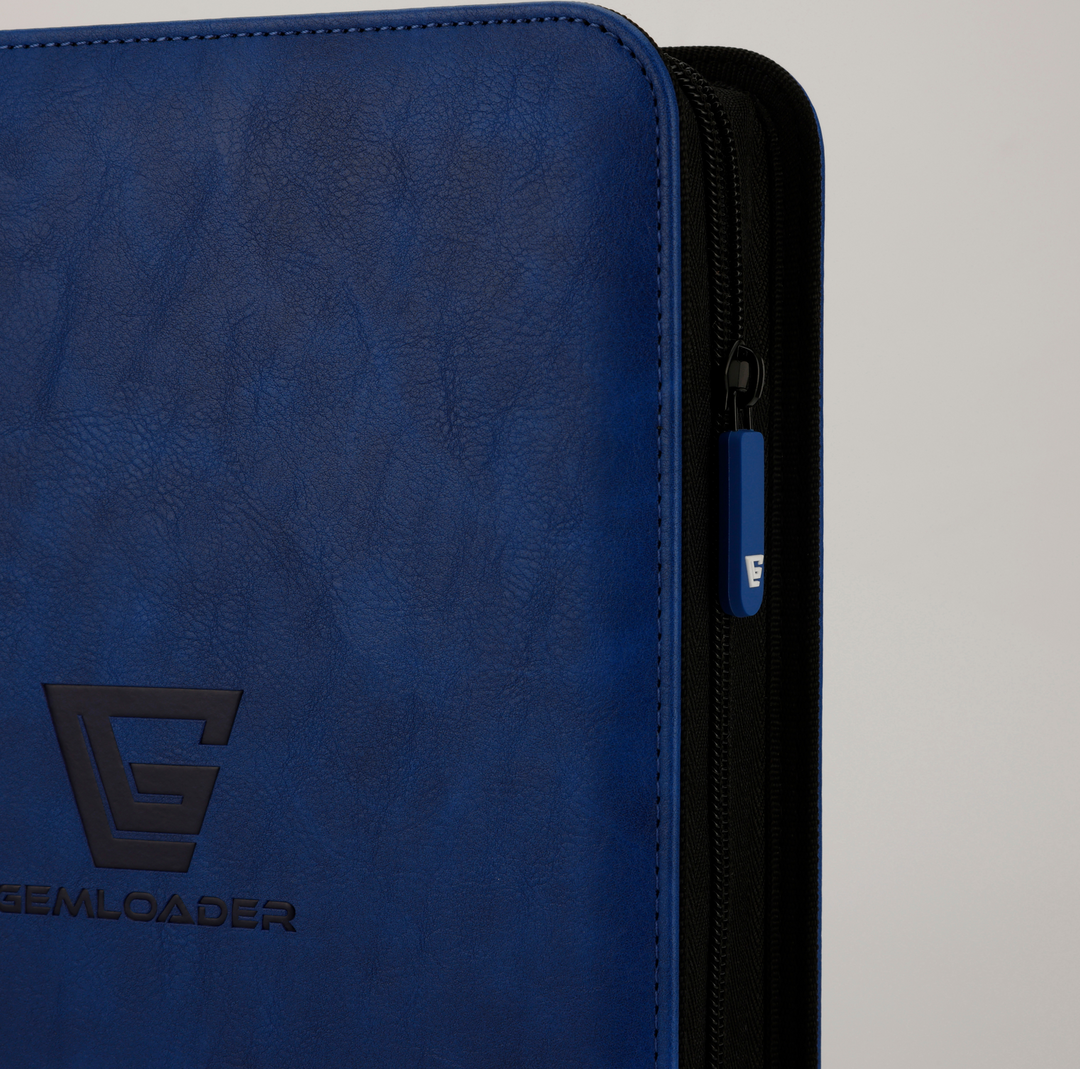 Smart Protector Toploader Binder Blau – Sammelalbum Für 252 Karten In Toploadern, Mit Reißverschluss