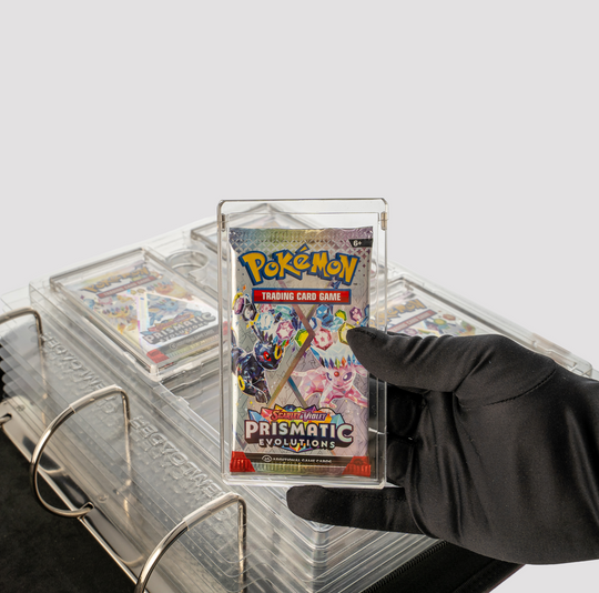 Acrylic Case Display for Booster Packs - Single Pack (Compatibility with our Graded Card Binder page) Acrylic Case Display for Booster Packs - Single Pack (Compatibility with our Graded Card Binder page)