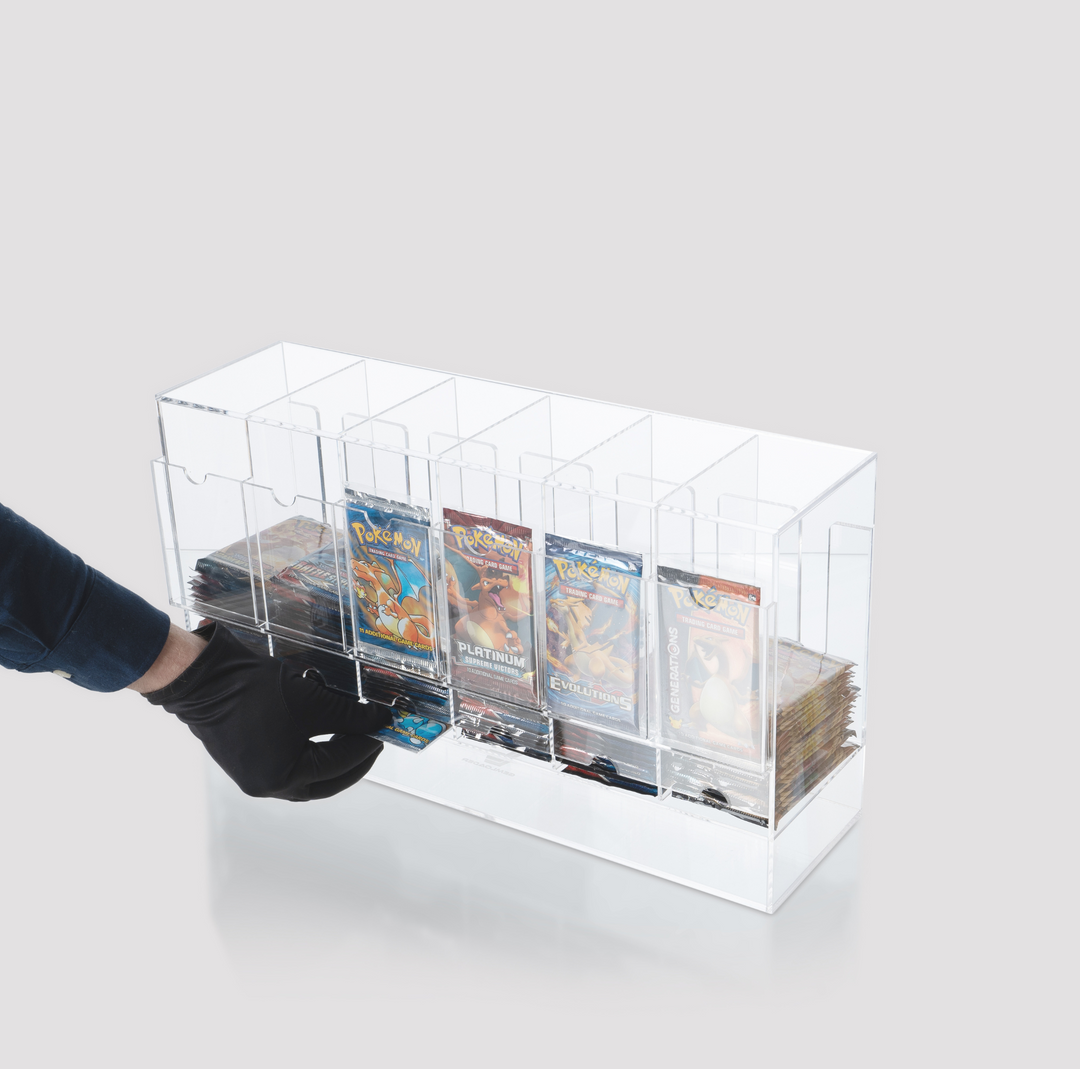 Acrylic Case Dispenser for Booster Packs [6 slots] – Gemloader