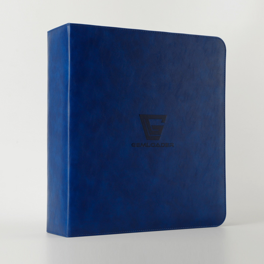Premium Graded Card Binder for PSA, BGS & other slabs of equal dimensions [28 slots 2X2] Blue