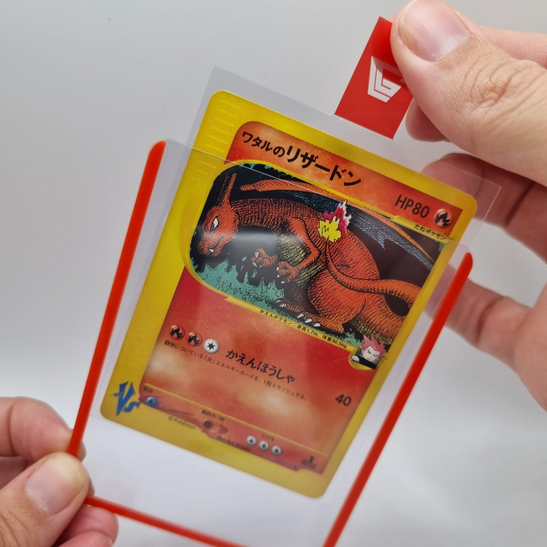 PRE-ORDER: 100 Pull Tab Sleeves / Deck protectors [RED]
