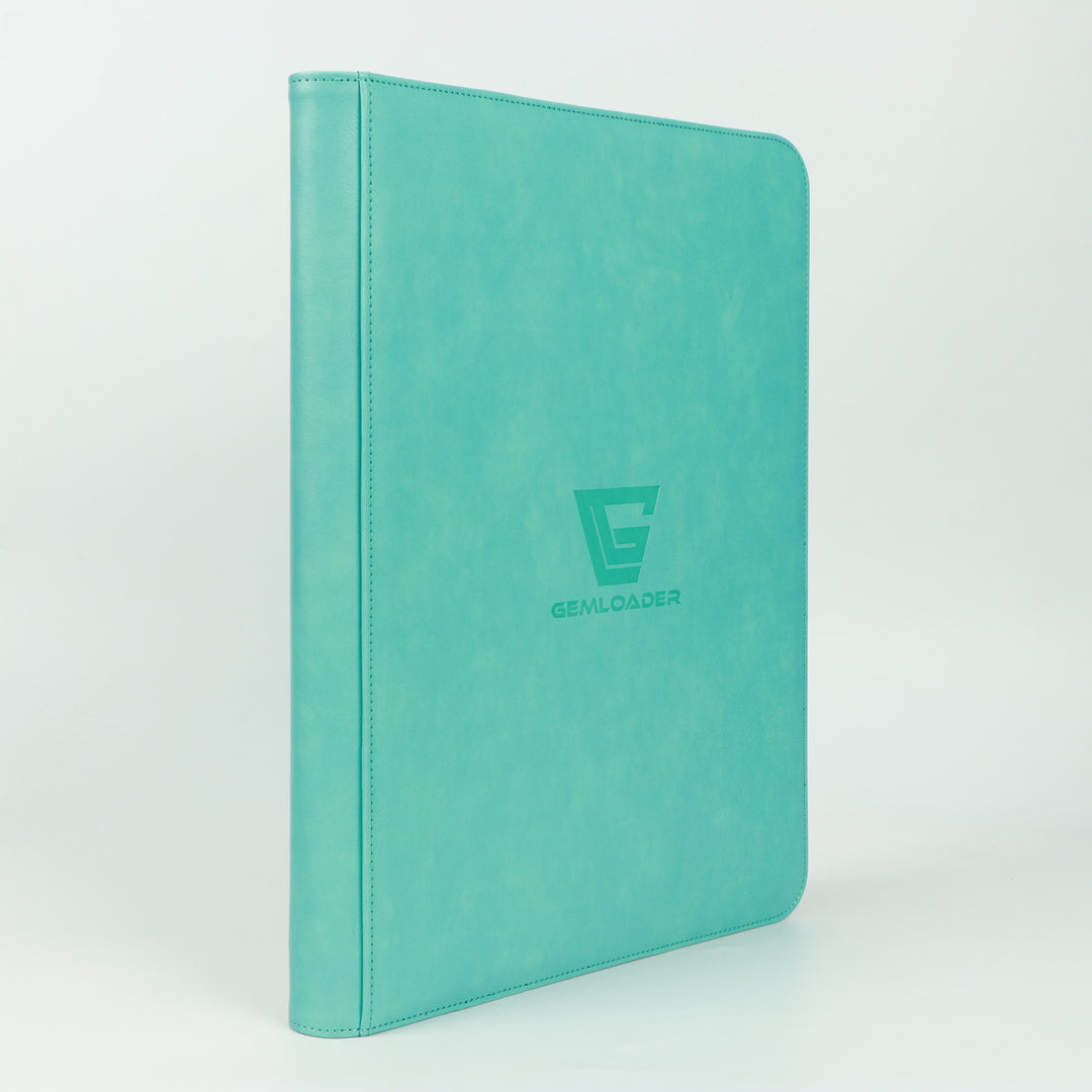 Warehouse99 3x3 Top Loader 216-Pocket Card Folder  Side Loaded, No Ring,  Red Toploader Pages